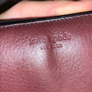 BURGANDY KATE SPADE PURSE